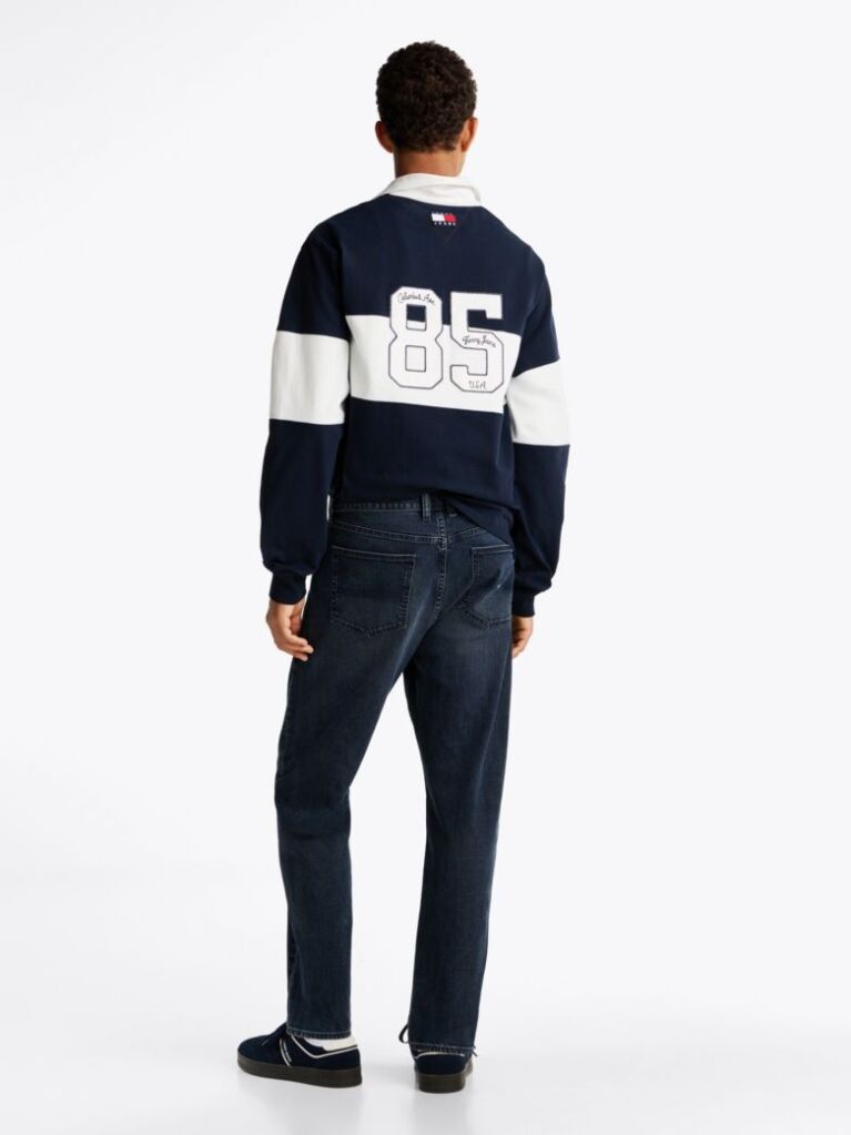 Denim Isaac Relaxed Tapered Leg Jeans  Men