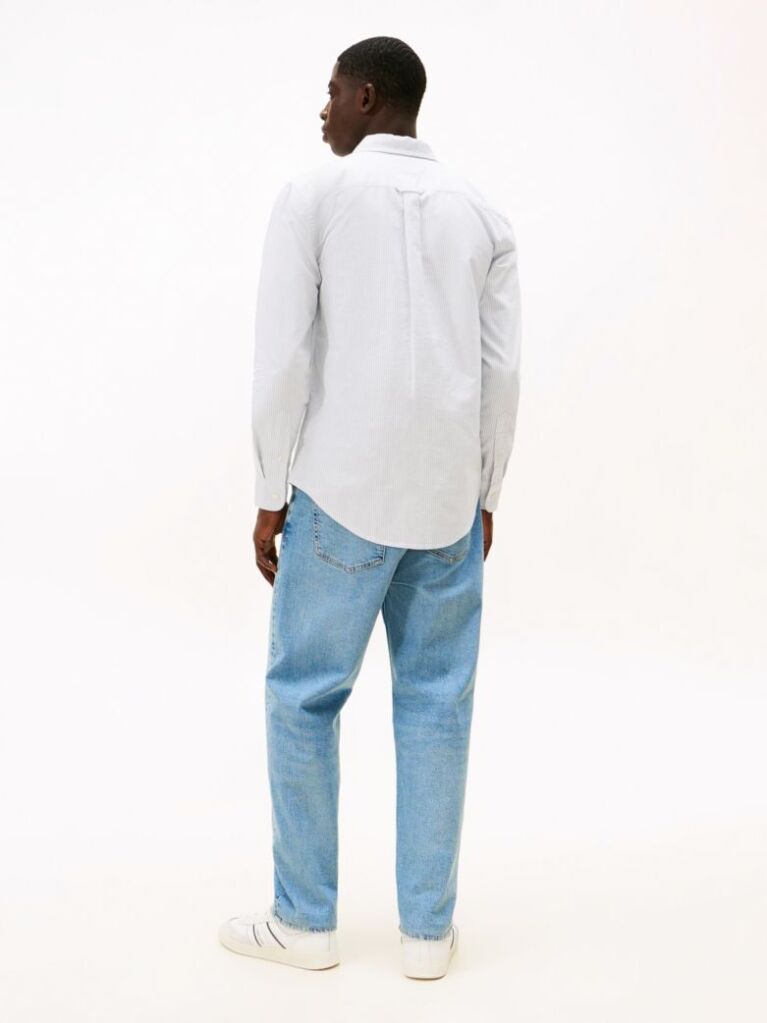 Multi Slim Stripe Oxford Shirt  Men