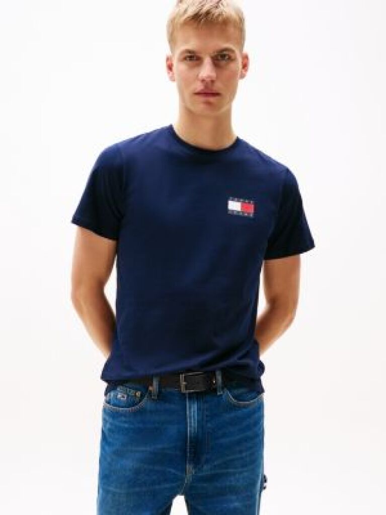 Blue Logo Slim T-Shirt  Men