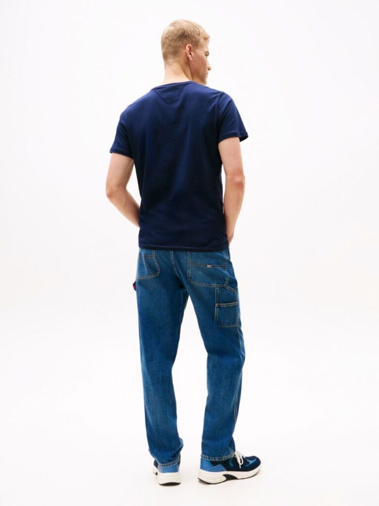 Blue Logo Slim T-Shirt  Men