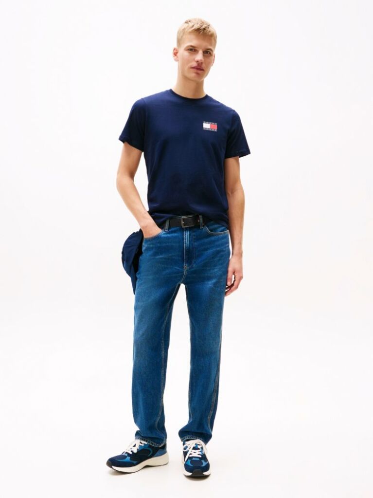 Blue Logo Slim T-Shirt  Men