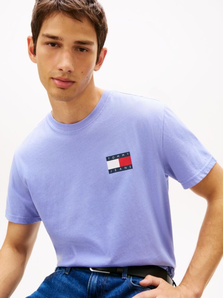 Mov Tricou Slim Cu Logo    Barbati