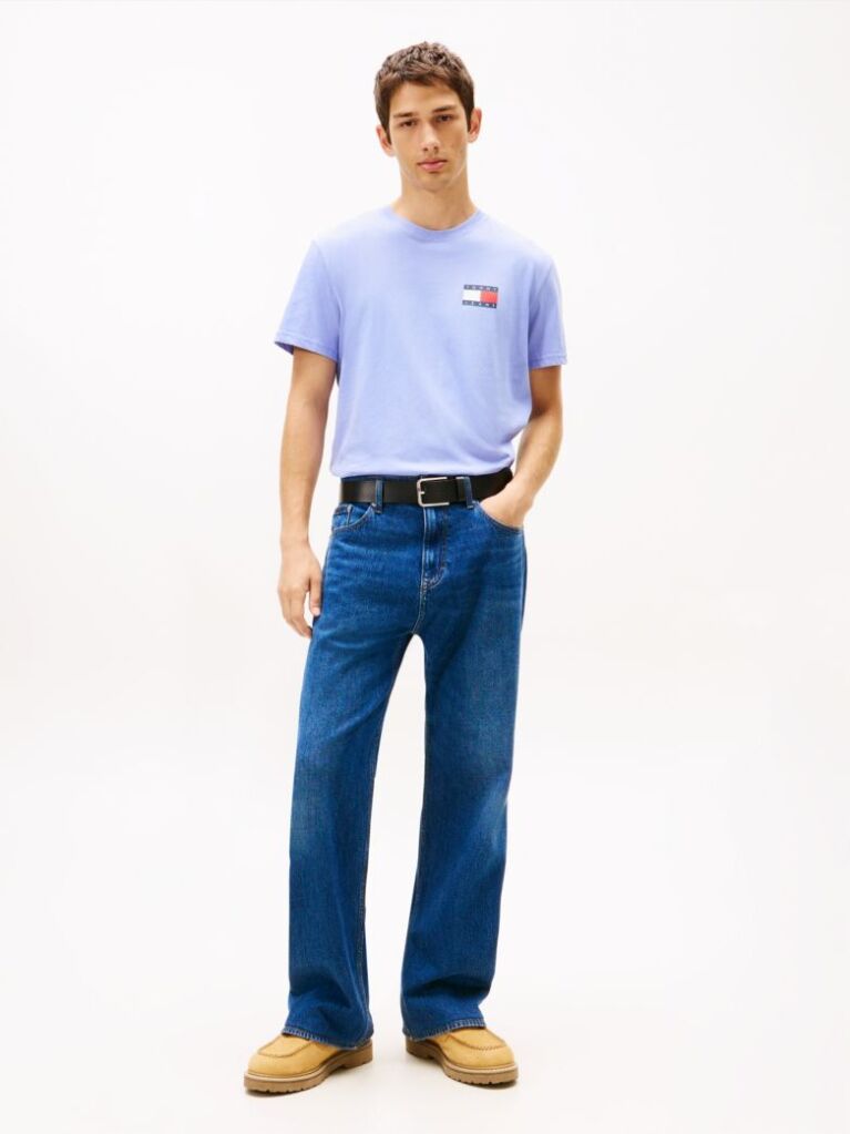 Mov Tricou Slim Cu Logo    Barbati