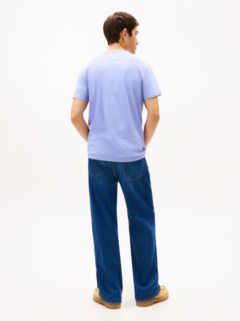 Mov Tricou Slim Cu Logo    Barbati