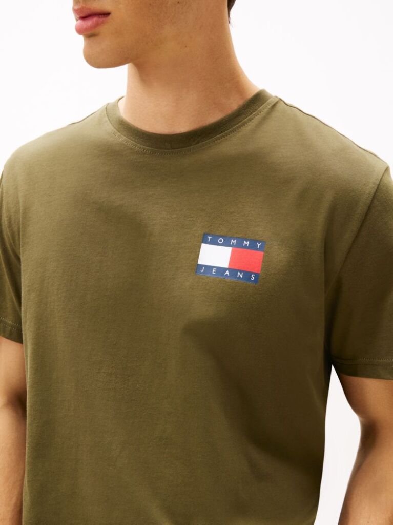 Verde Tricou Slim Cu Logo    Barbati