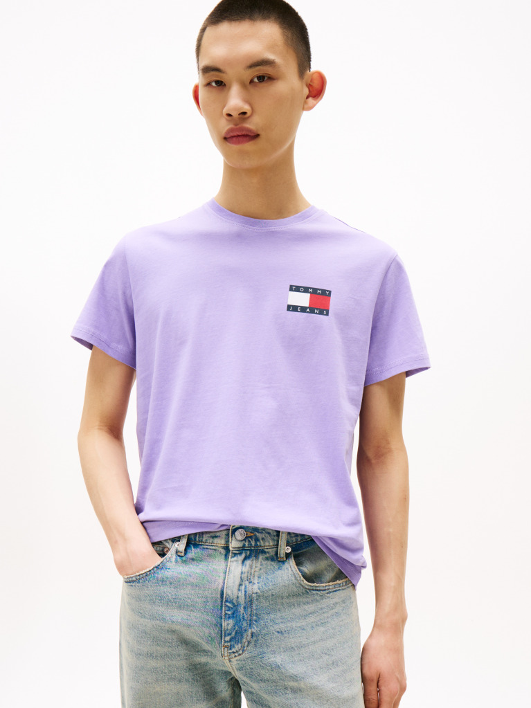 Mov Tricou Slim Cu Logo    Barbati