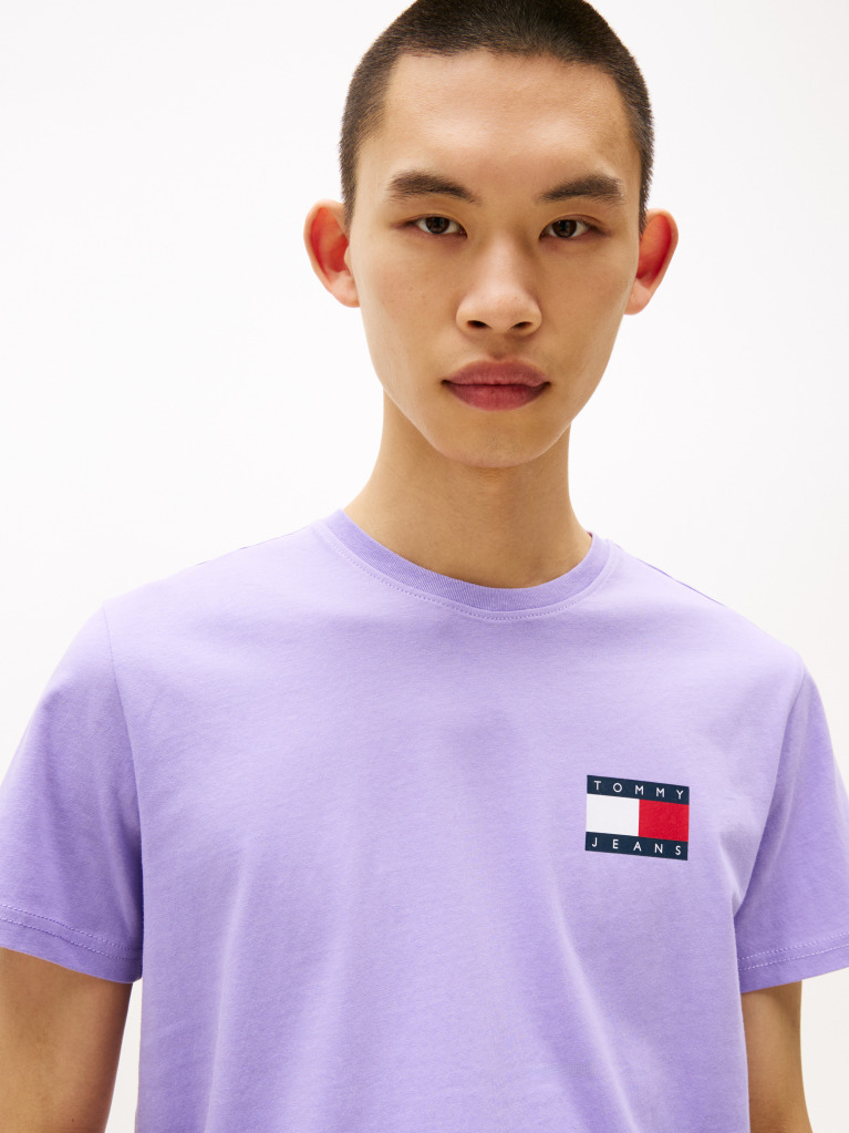 Mov Tricou Slim Cu Logo    Barbati