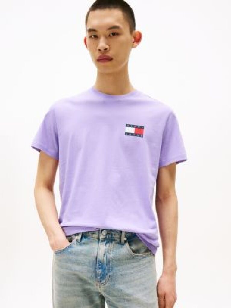 Mov Tricou Slim Cu Logo    Barbati