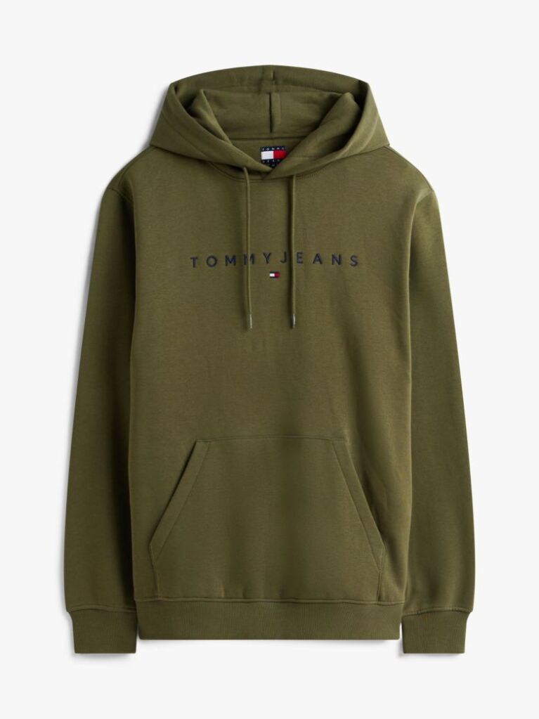 Green Regular Logo Hoody  Men