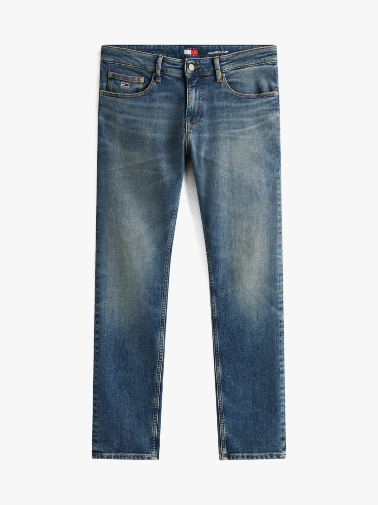 Denim Jeansi Scanton Slim Cu Efect De Uzura  Barbati