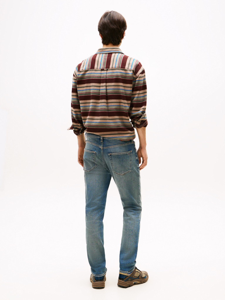 Denim Jeansi Scanton Slim Cu Efect De Uzura  Barbati
