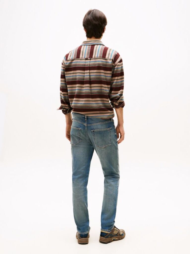 Denim Jeansi Scanton Slim Cu Efect De Uzura  Barbati