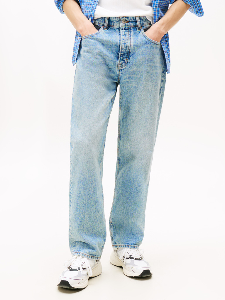 Denim Jeans Otis Signature Cu Croiala Dreapta Regular  Barbati