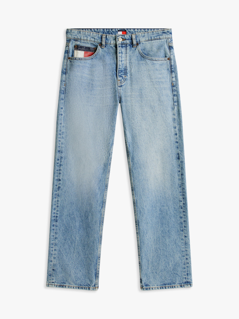 Denim Jeans Otis Signature Cu Croiala Dreapta Regular  Barbati