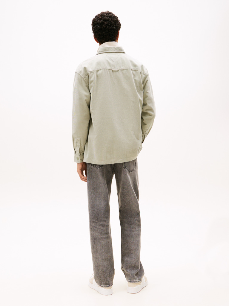 Verde Camasa Overshirt Din Catifea De Tip Cord Brick  Barbati