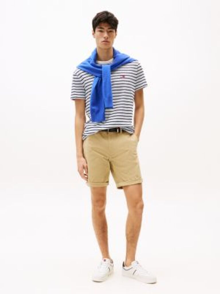 Beige Scanton Slim Chino Shorts  Men