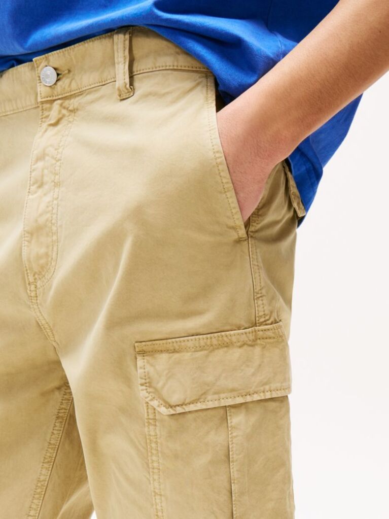 Bej Pantaloni Scurti Cargo Drepte Otis  Barbati
