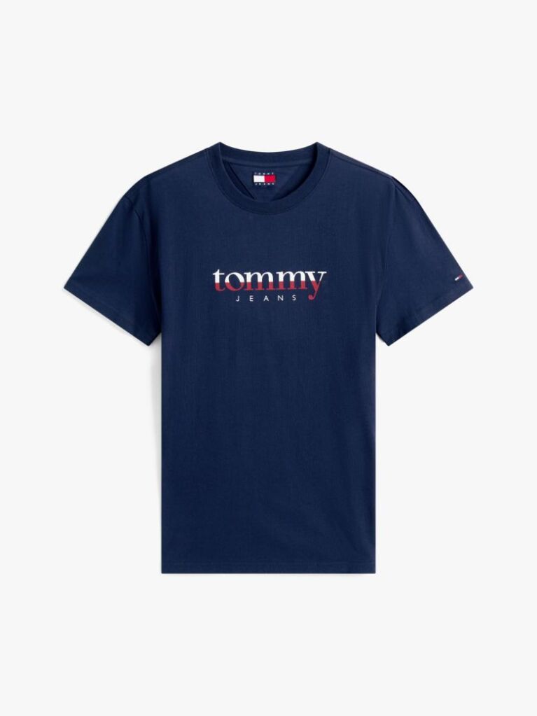 Blue Logo Jersey Crew Neck T-Shirt  Men