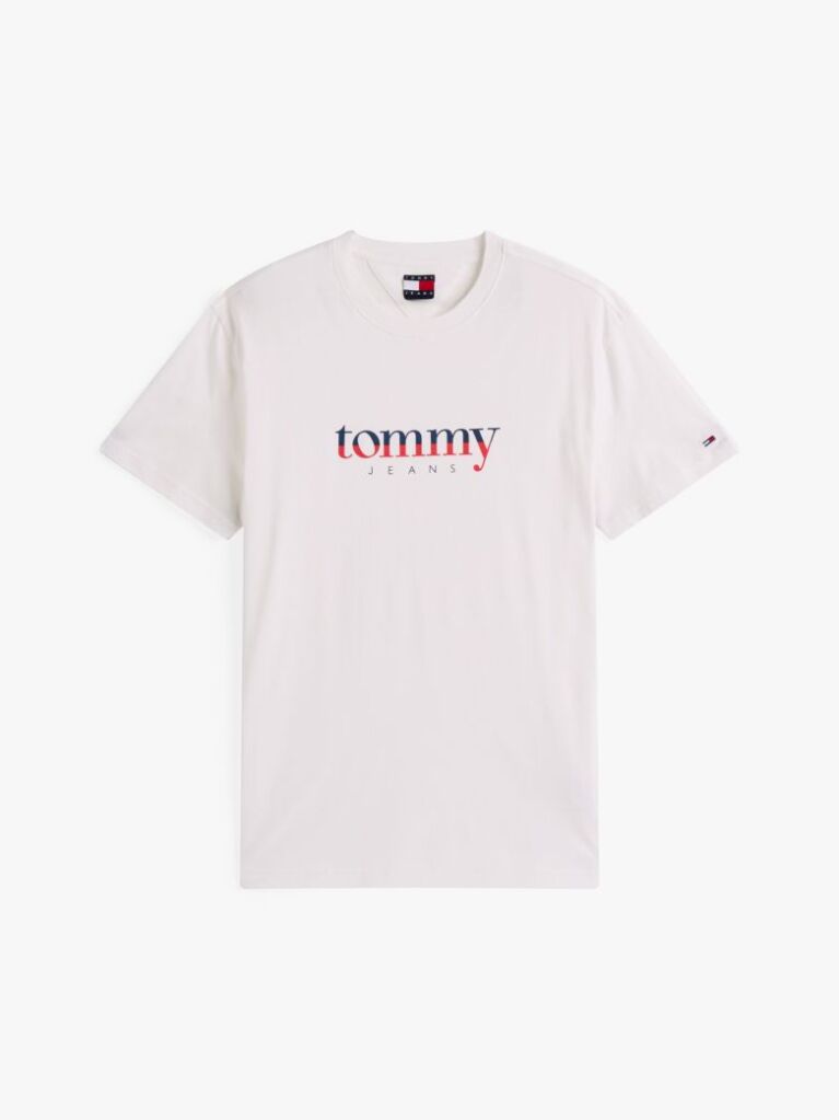Beige Logo Jersey Crew Neck T-Shirt  Men
