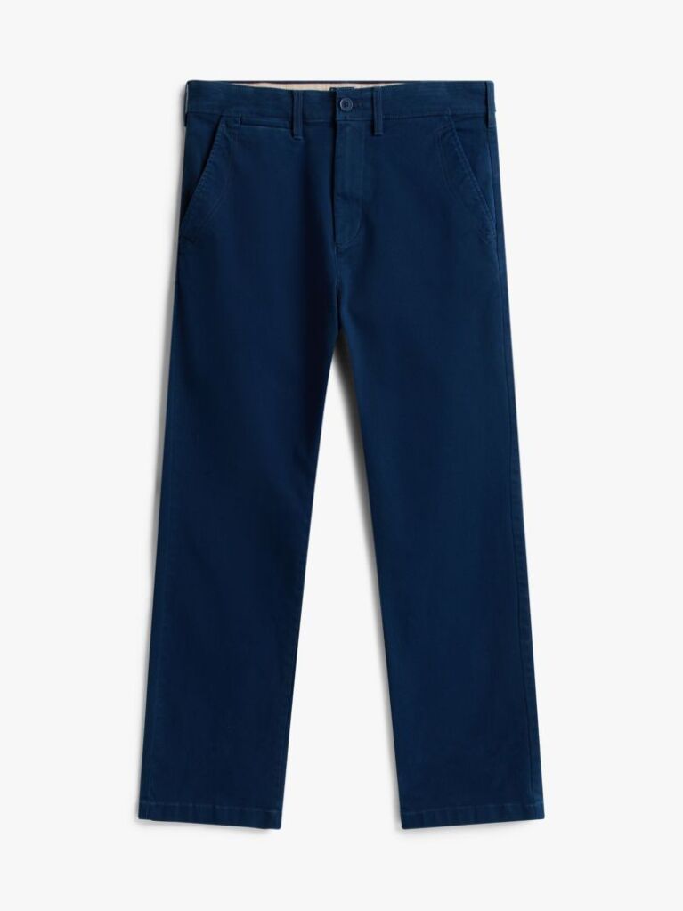 Blue Pantaloni Regular Chinos Otis Twill  Barbati