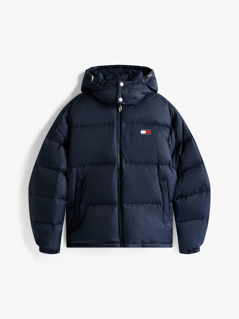 Blue Geaca Puffer Alaska Din Ripstop Hidrofuga  Barbati