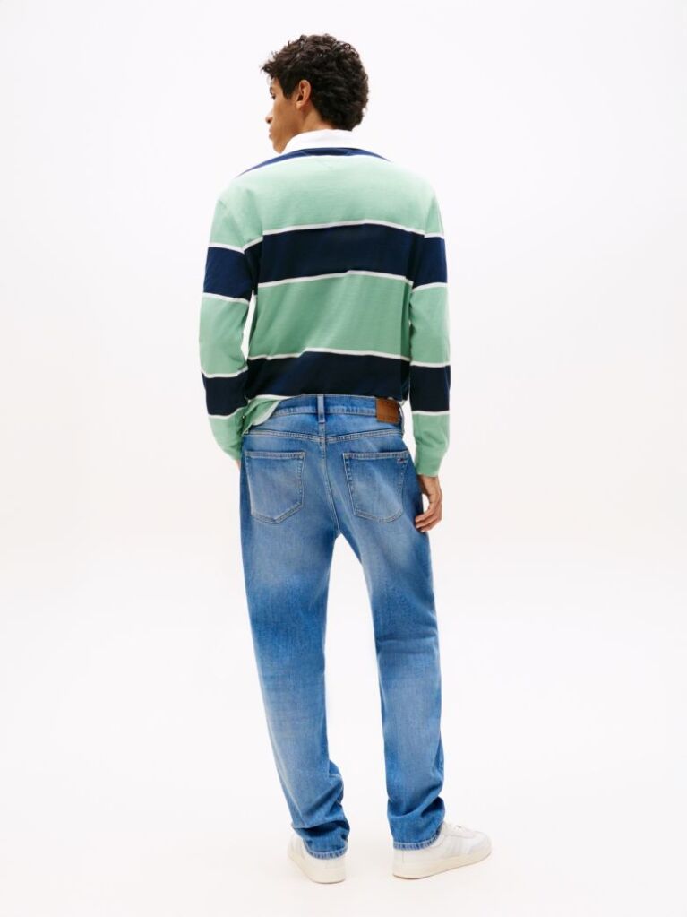 Denim Pantaloni Blugi Ryan Slim Drepti Cu Spalare Vintage  Barbati