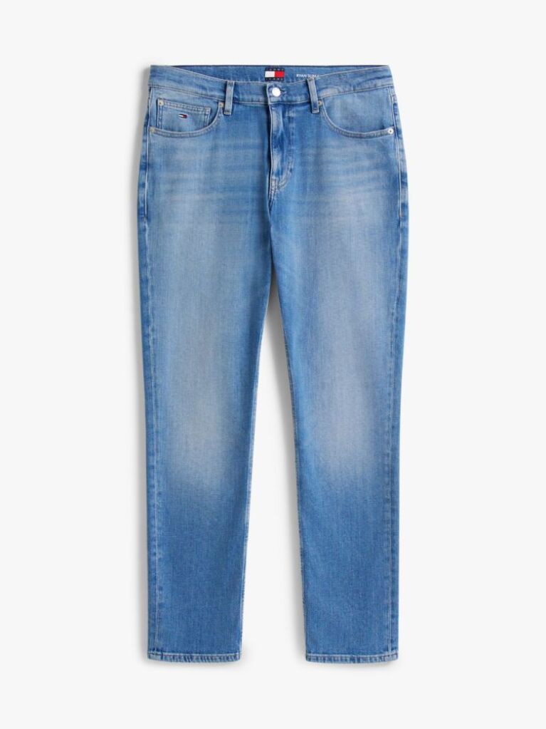 Denim Pantaloni Blugi Ryan Slim Drepti Cu Spalare Vintage  Barbati