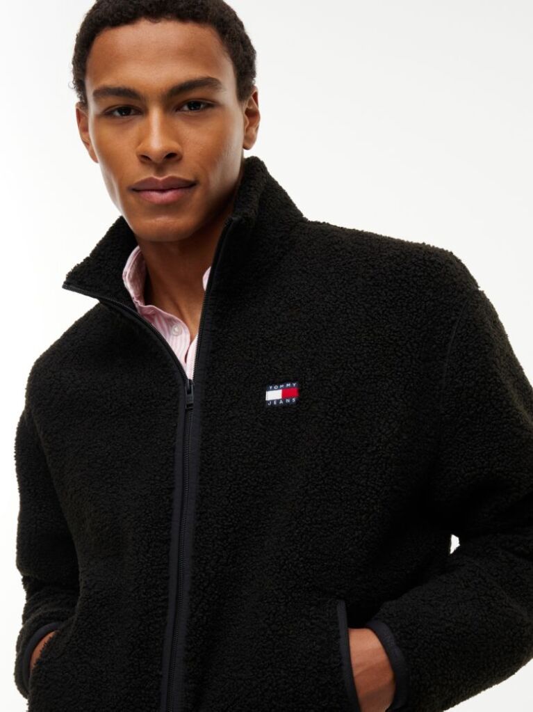 Black Badge Teddy Relaxed Zip-Thru Sweatshirt  Men
