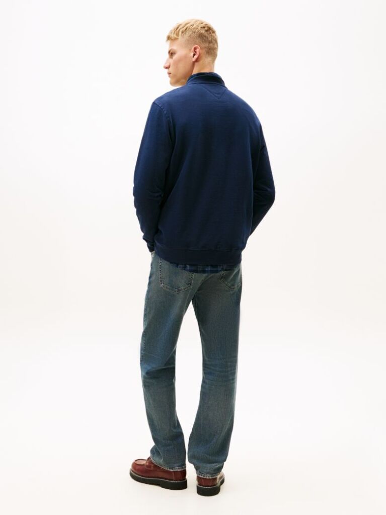 Blue Mountain Logo Embroidery Terry Sweatshirt  Men