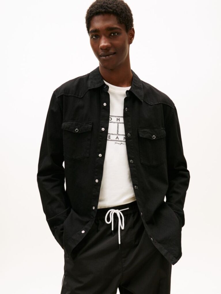 Denim Western Shirt  Men