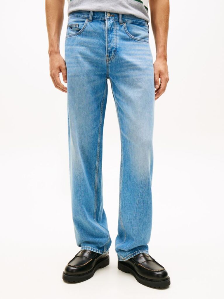 Denim Blugi Jaimie Relaxed Cu Picior Drept  Barbati