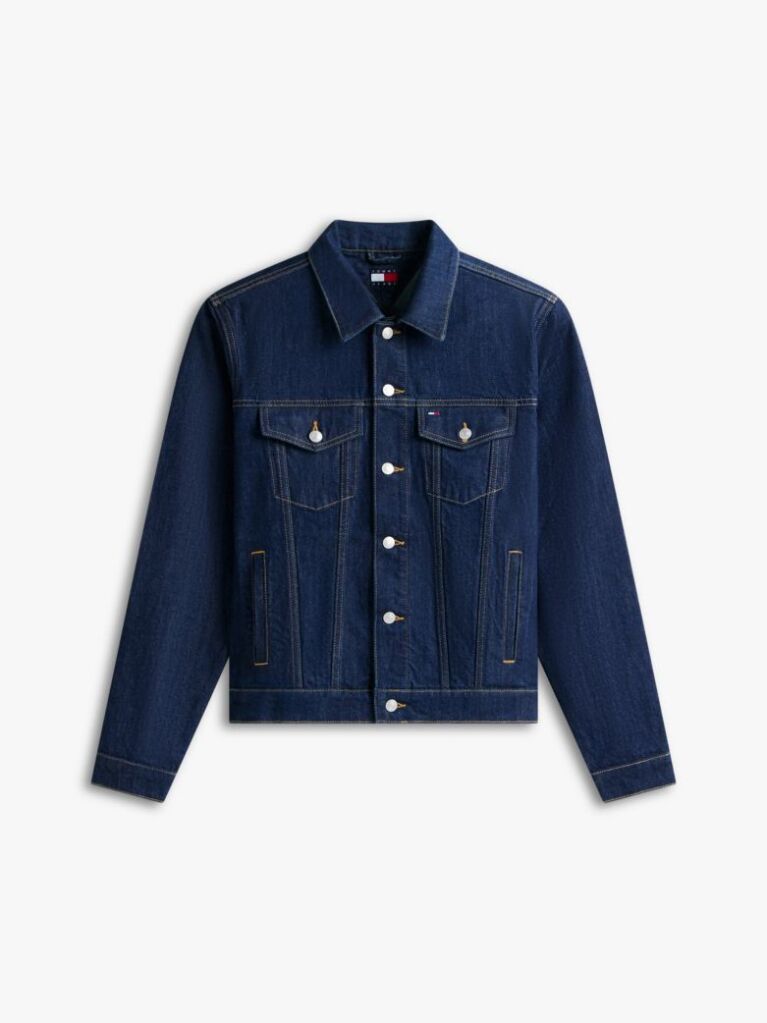 Denim Ryan Jacheta Din Denim Cu Croiala Regular  Barbati