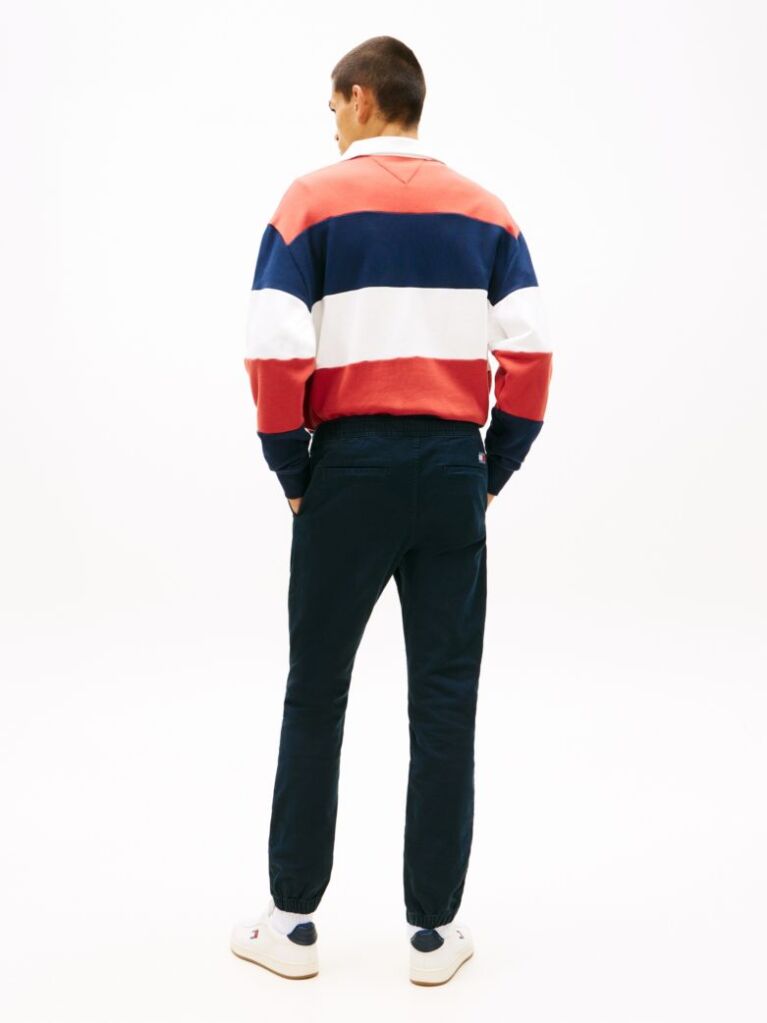 Blue Scanton Canvas Joggers  Men