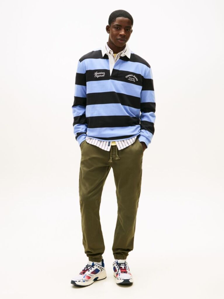 Green Scanton Canvas Joggers  Men