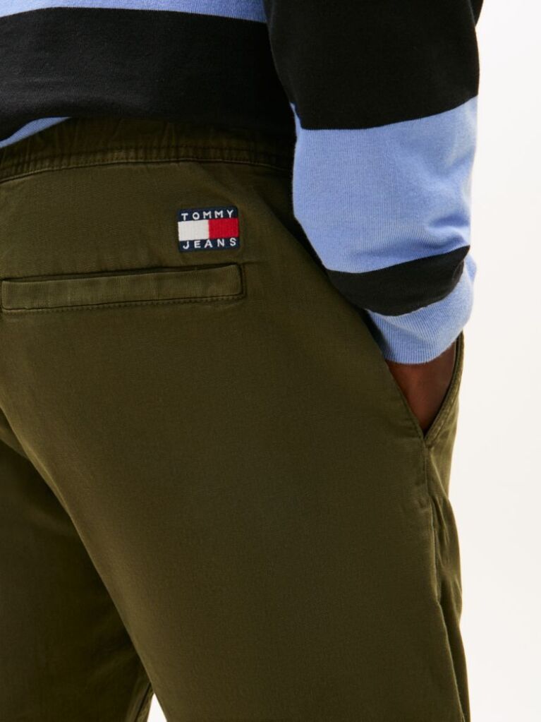 Green Scanton Canvas Joggers  Men