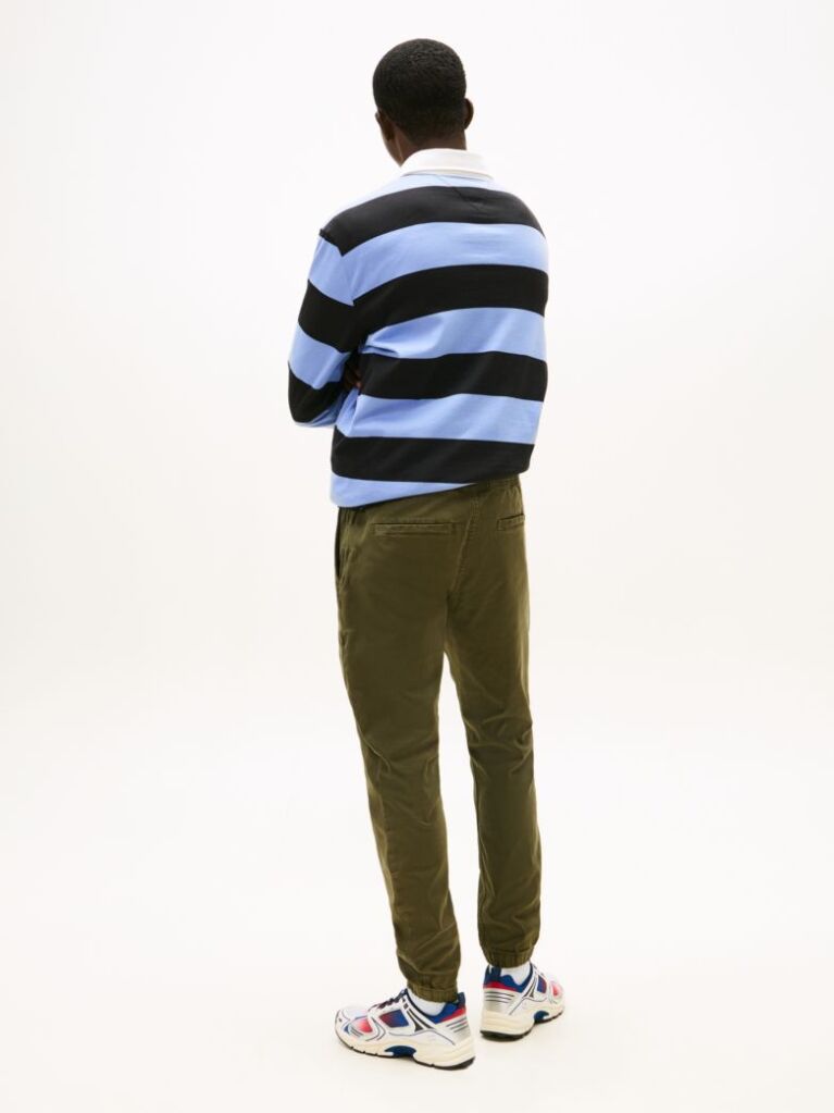 Green Scanton Canvas Joggers  Men