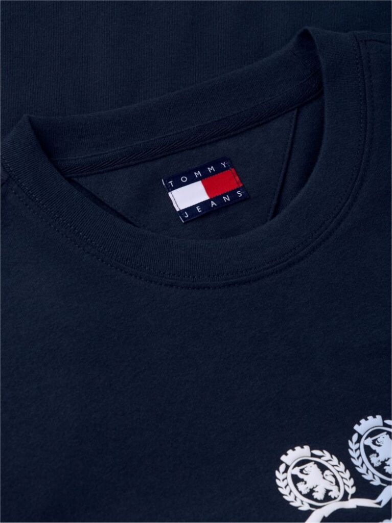 Blue Tricou Lejer Cu Logo Crest Pe Spate  Barbati