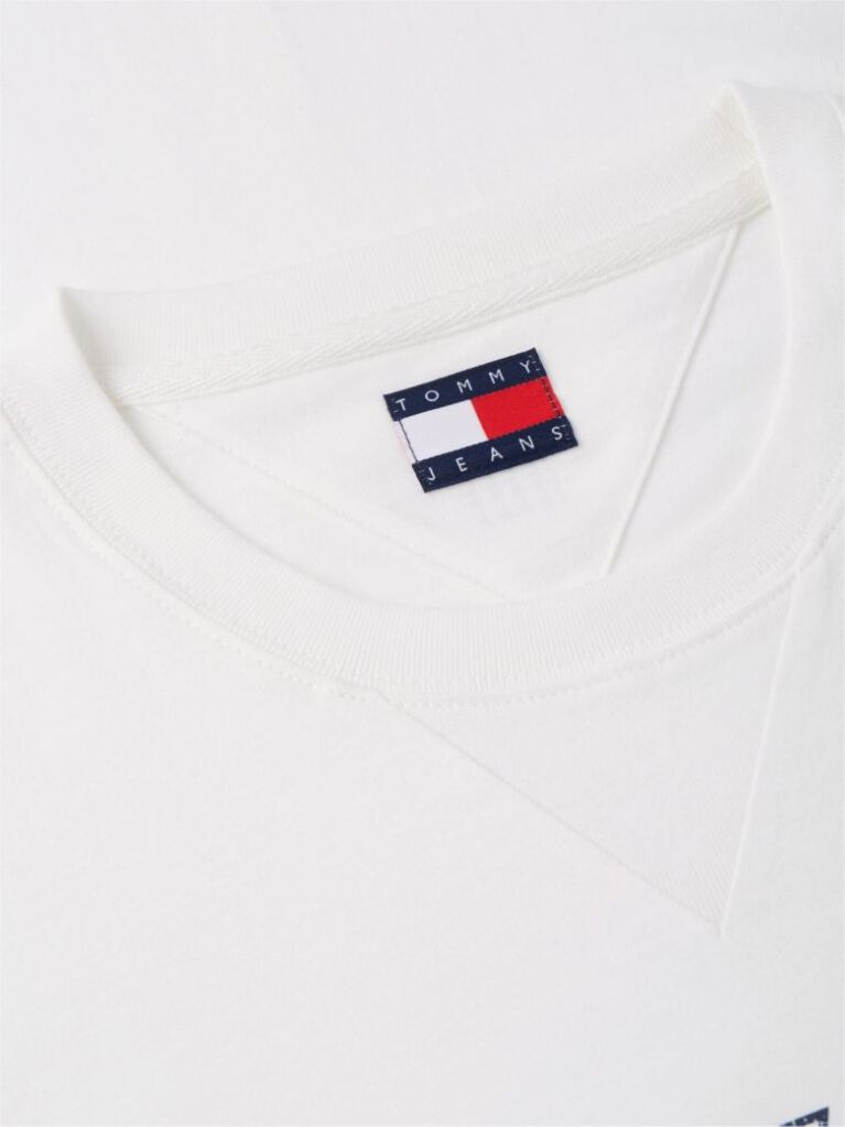 Alb Tricou Din Jersey Peached Si Logo Crest  Barbati