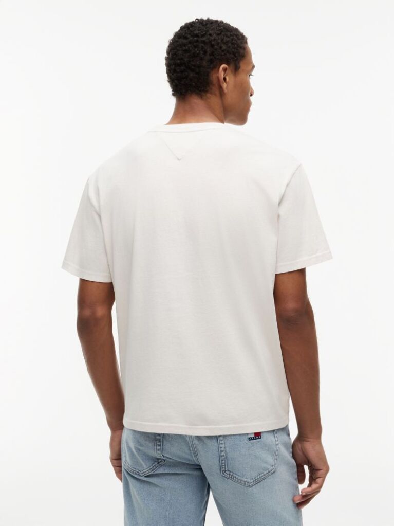 Alb T-Shirt Cu Logo Repetat  Barbati