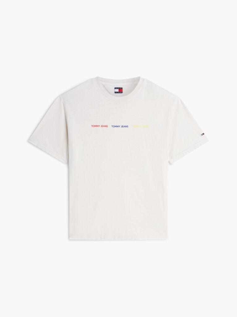Alb T-Shirt Cu Logo Repetat  Barbati