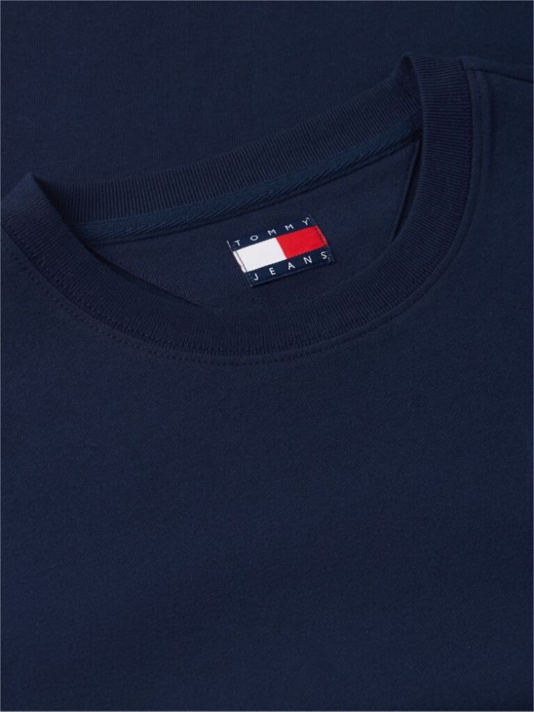 Blue Tricou Din Jersey Lejer Cu Imprimeu Pe Spate  Barbati