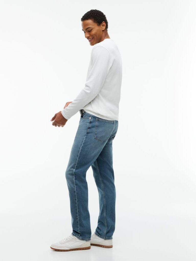 Denim Ryan Slim Straight Flag Pocket Jeans  Men