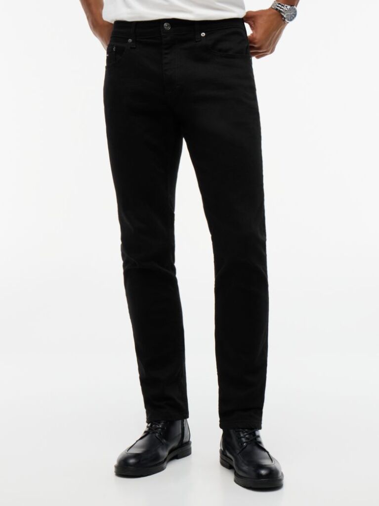 Denim Scanton Slim Black Jeans  Men