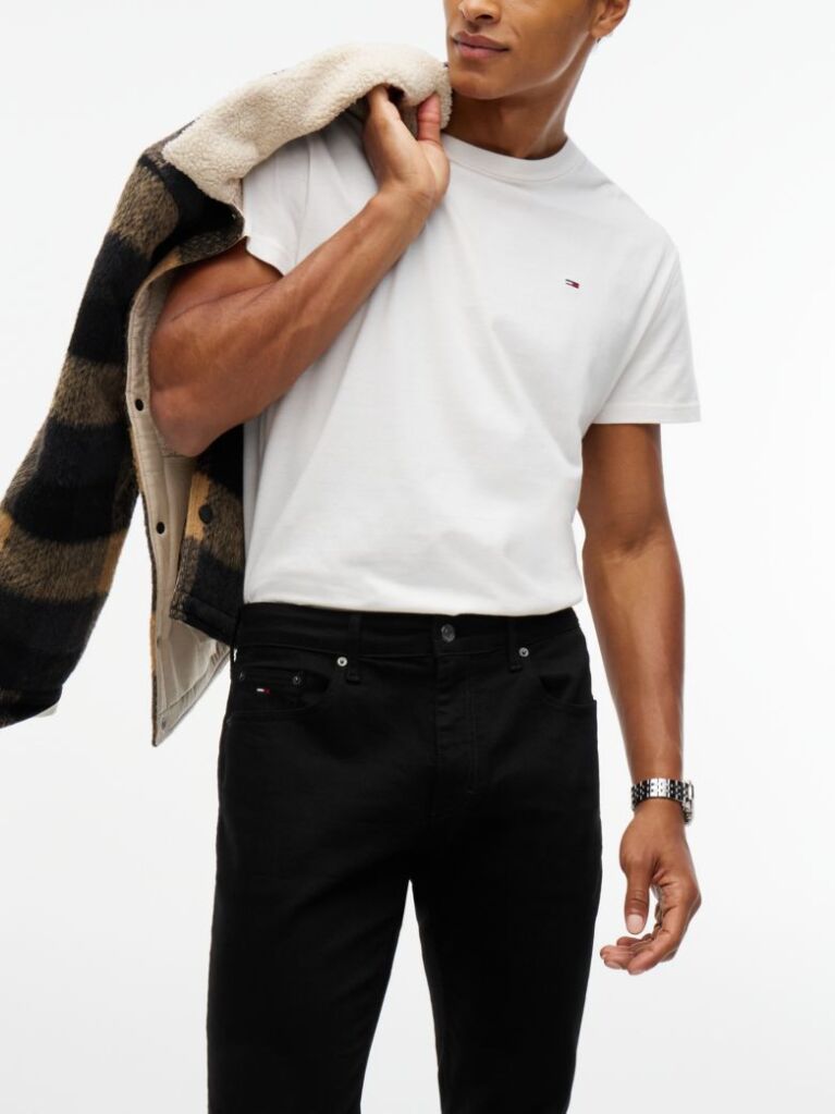 Denim Scanton Slim Black Jeans  Men