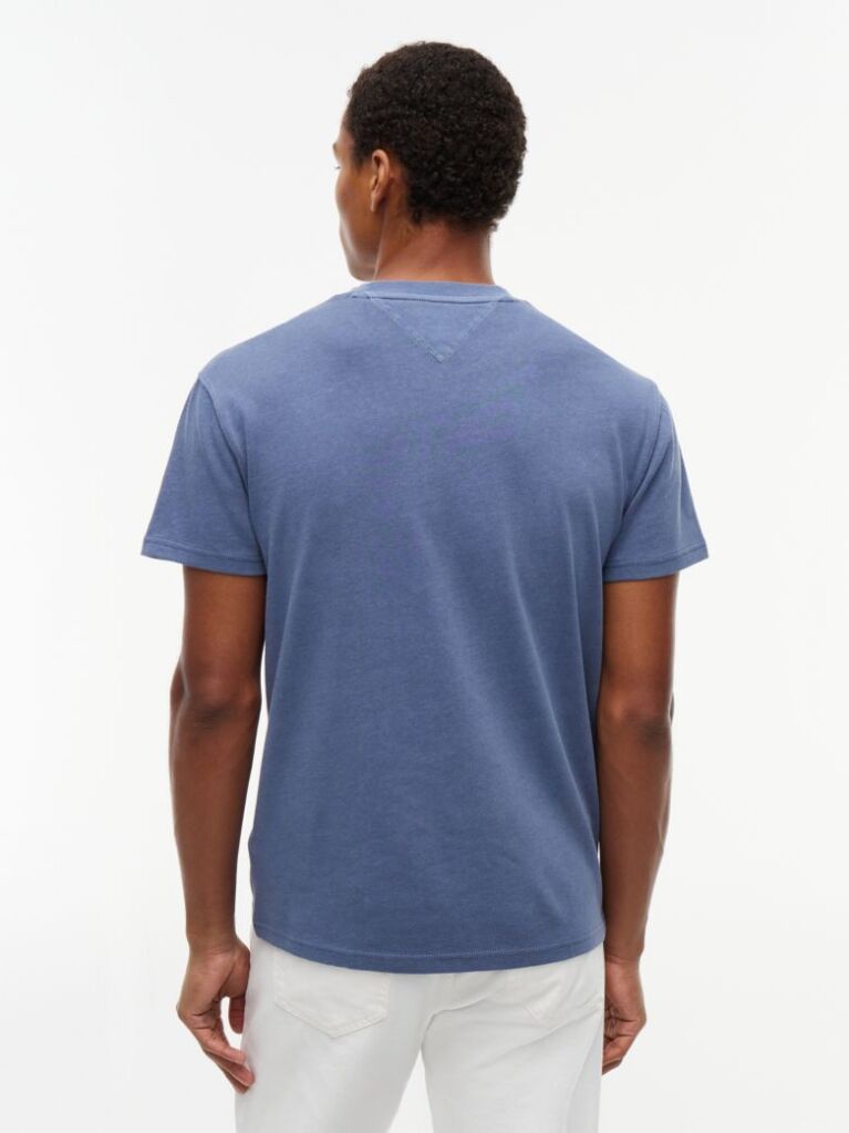 Blue T-Shirt Din Jerseu Cu Logo Varsity  Barbati
