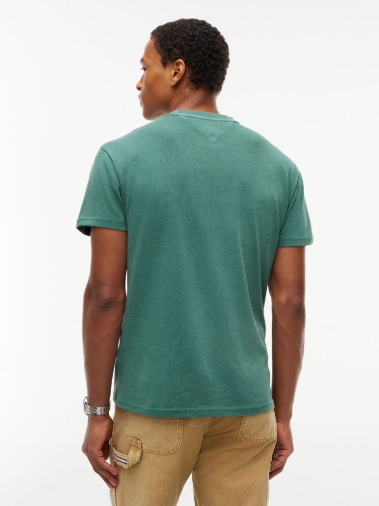 Verde T-Shirt Din Jerseu Cu Logo Varsity  Barbati