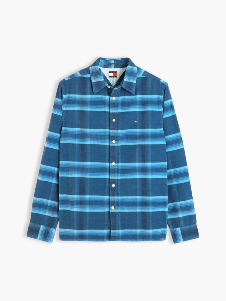 Multi Regular Fit Pattern Dobby Corduroy Shirt  Men