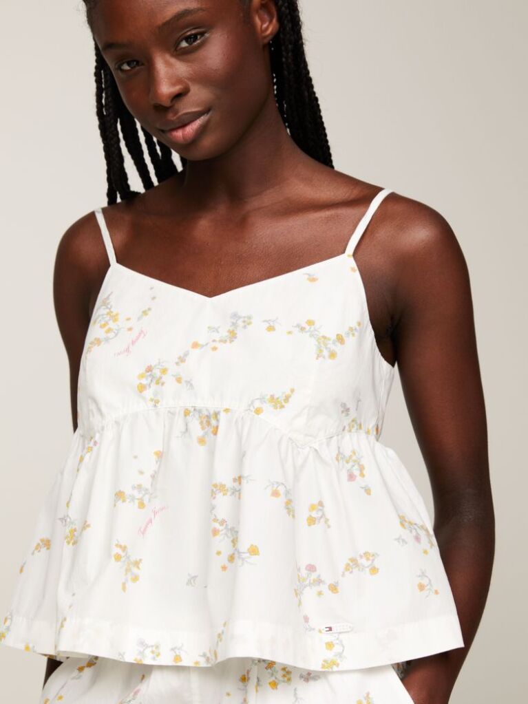 Multi Top Cropped Cu Imprimeu Floral   Femei