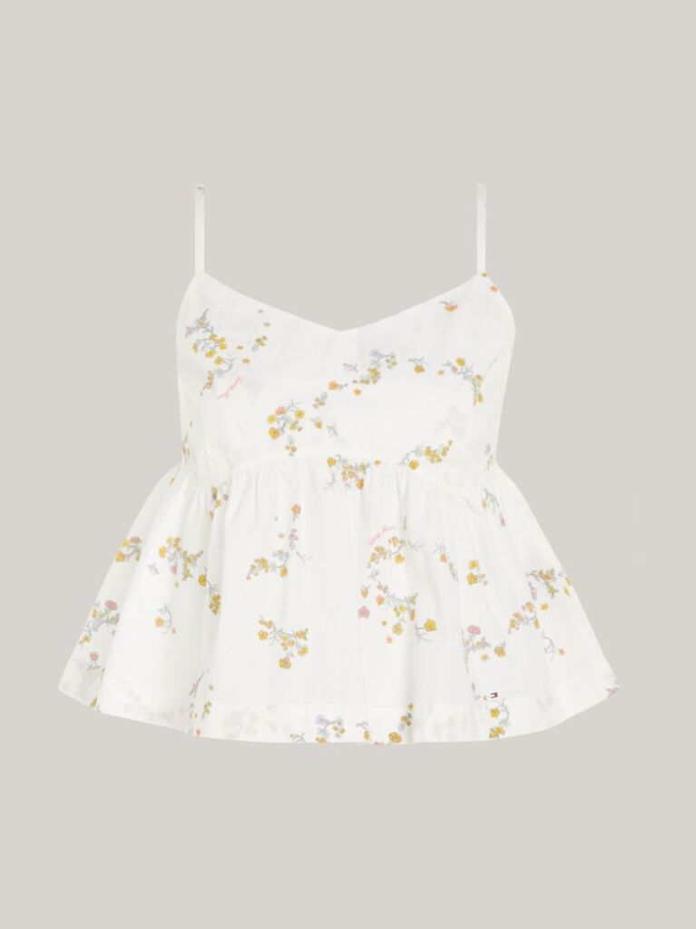 Multi Top Cropped Cu Imprimeu Floral   Femei