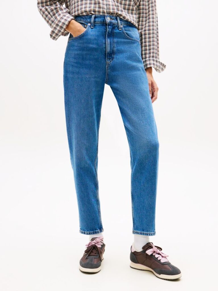 Denim Jeans Mom Ultra High Rise  Femei